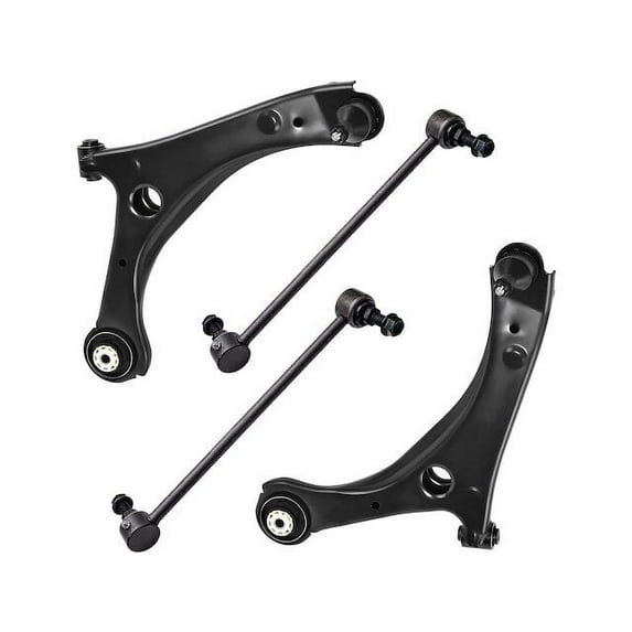 Front Control Arm and Sway Bar End Link Kit - Compatible with 2009 - 2014 Volkswagen Routan 2010 2011 2012 2013