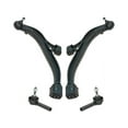 thumbnail image 1 of Front Control Arm and Tie Rod End Kit 4 Piece - Compatible with 2001 - 2004 Chrysler Town & Country 2002 2003, 1 of 2