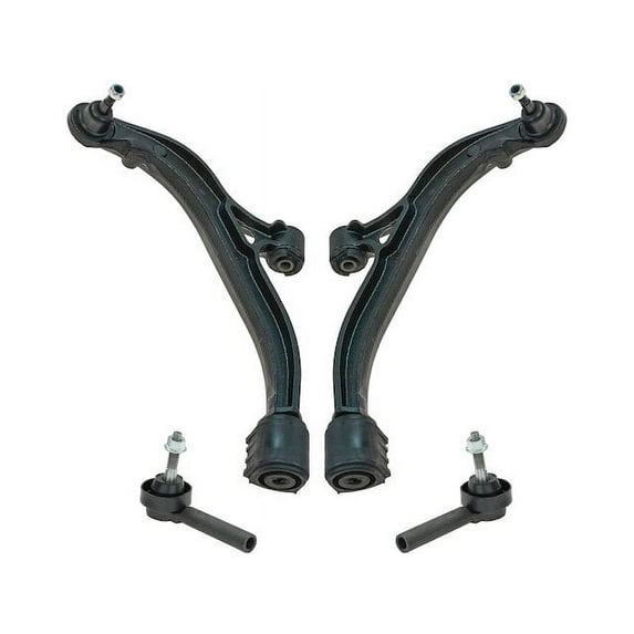 Front Control Arm and Tie Rod End Kit 4 Piece - Compatible with 2001 - 2004 Chrysler Town & Country 2002 2003