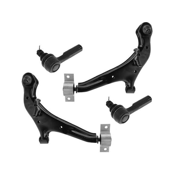Front Control Arm and Tie Rod End Kit 4 Piece - Compatible with 2002 - 2004 INFINITI I35 2003