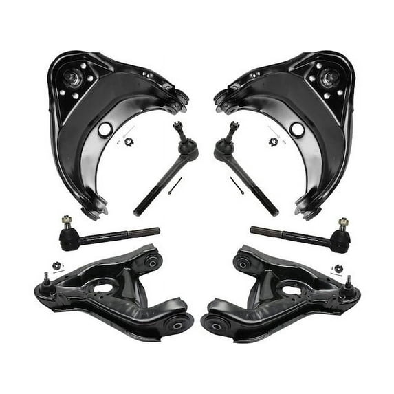 Front Control Arm and Tie Rod End Kit - Compatible with 1995 - 2000 Chevy Tahoe 5.7L V8 1996 1997 1998 1999
