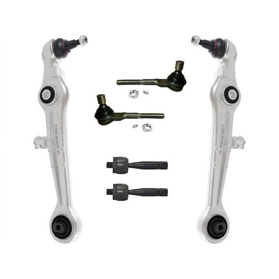 Front Control Arm and Tie Rod End Kit - Compatible with 2000 - 2003 Audi A8 Quattro 2001 2002