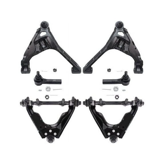 Front Control Arm and Tie Rod End Kit - Compatible with 2000 - 2003 Dodge Durango 2001 2002