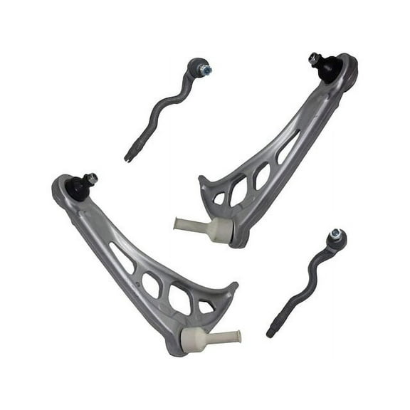 Front Control Arm and Tie Rod End Kit - Compatible with 2000 BMW 323Ci Base