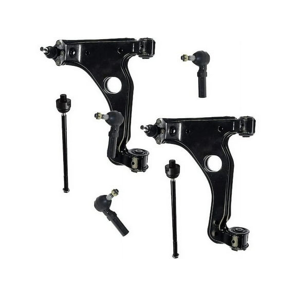 Front Control Arm and Tie Rod End Kit - Compatible with 2000 Saturn LS2 Base