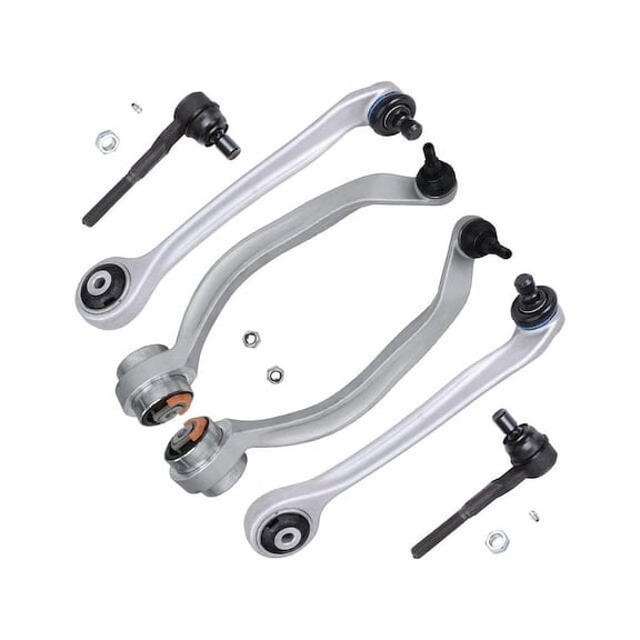 Front Control Arm and Tie Rod End Kit - Compatible with 2003 Audi RS6 Base