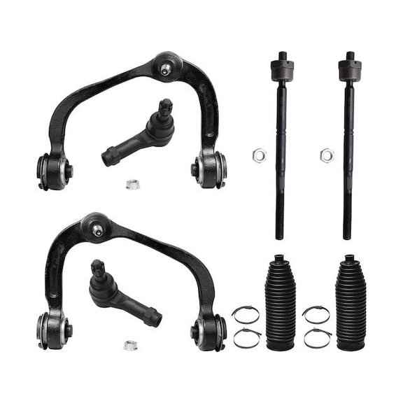 Front Control Arm and Tie Rod End Kit - Compatible with 2006 - 2008 Lincoln Mark LT 2007