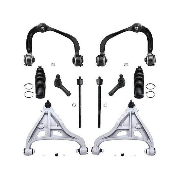 Front Control Arm and Tie Rod End Kit - Compatible with 2006 - 2008 Lincoln Mark LT 2007