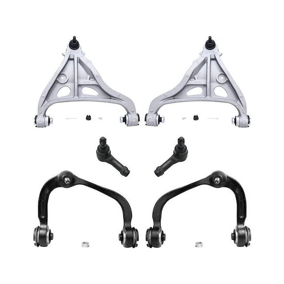 Front Control Arm and Tie Rod End Kit - Compatible with 2006 - 2008 Lincoln Mark LT Base 2007