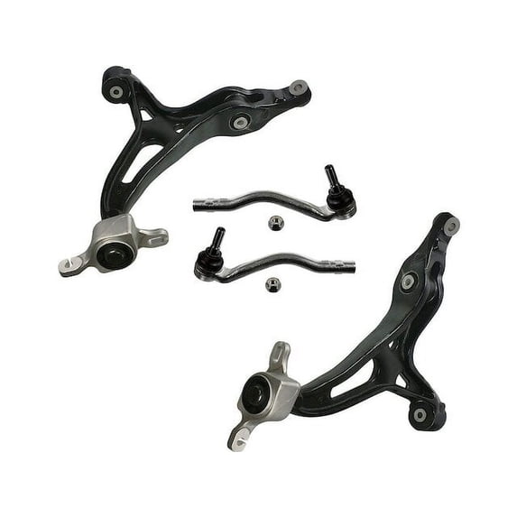 Front Control Arm and Tie Rod End Kit - Compatible with 2006 - 2011 Mercedes-Benz ML350 2007 2008 2009 2010