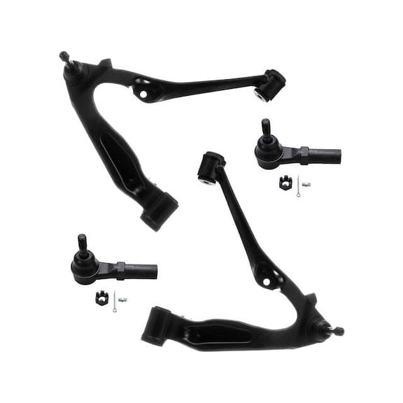 Front Control Arm and Tie Rod End Kit - Compatible with 2007 Chevy Silverado 1500 HD Classic LT