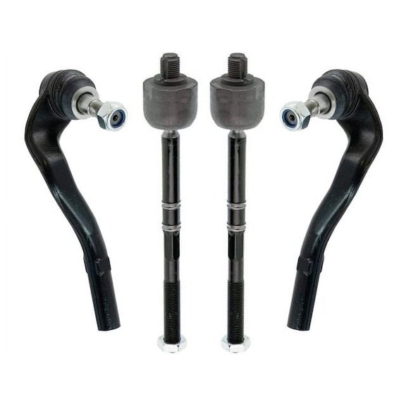 Front Control Arm and Tie Rod End Kit - Compatible with 2010 - 2011 Mercedes-Benz E550 Base Sedan