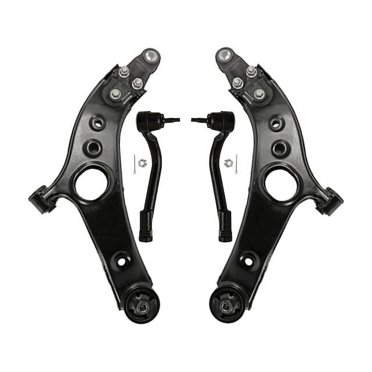 SCITOO Front Lower Control Arm & Tie Rod Kit For 2008-2013 Nissan Rogue - With Sway Bar & Bellows