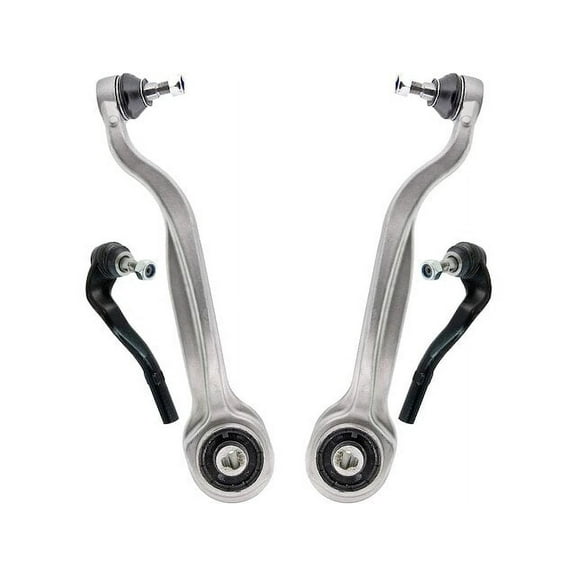 Front Control Arm and Tie Rod End Kit - Compatible with 2013 - 2016 Mercedes-Benz E400 Sedan 2014 2015