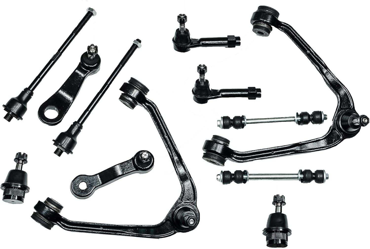 Front Control Arms Suspension Kit 12 Pcs replacement for Cadillac