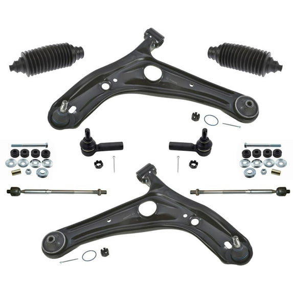 Front Control Arms Sway Bar Links Inner & Outer Tie Rods For Scion XA 05/03-06