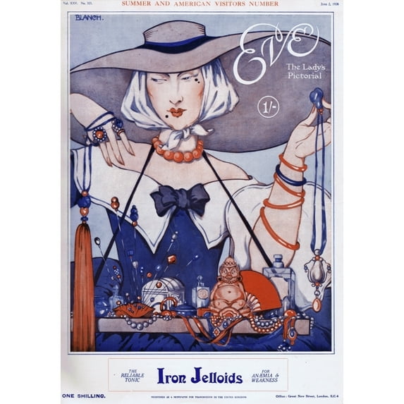 Front Cover Of Eve Magazine 2 June 1926 Featuring A Sketch B Print By Mary Evans Jazz Age Club Collection