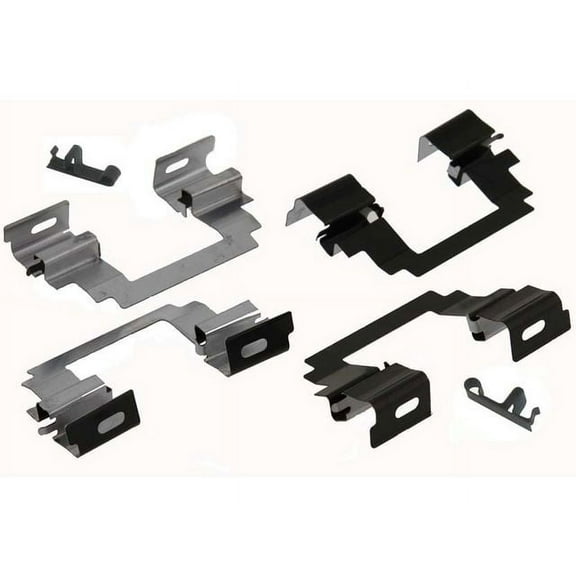 Front Disc Brake Caliper Abutment Service Kit - Compatible with 2003 - 2008 Toyota Matrix 2004 2005 2006 2007