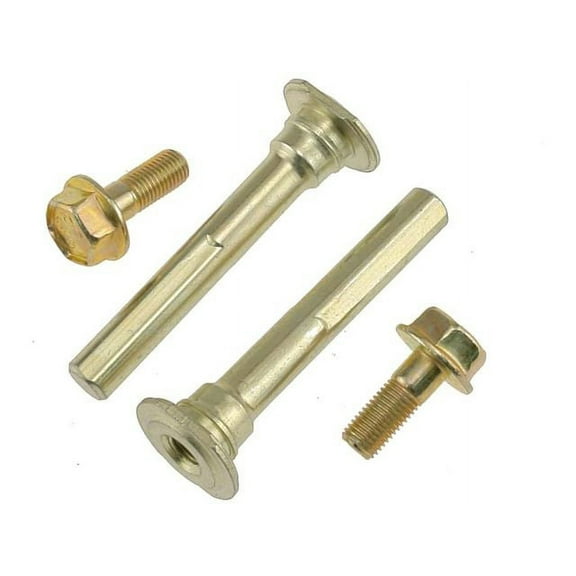 Front Disc Brake Caliper Guide Pin Kit - Compatible with 1993 - 1998 Lincoln Mark VIII 1994 1995 1996 1997