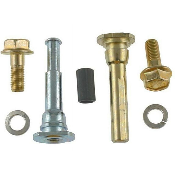 Front Disc Brake Caliper Guide Pin Kit - Compatible with 2007 - 2012 Nissan Versa 1.8L 4-Cylinder 2008 2009 2010 2011