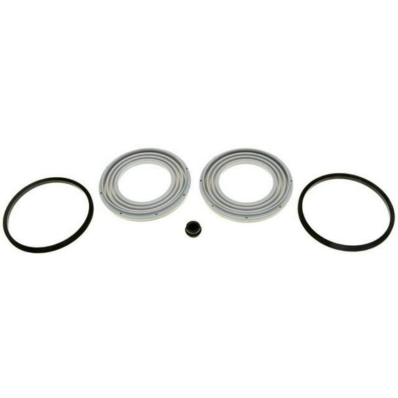 Front Disc Brake Caliper Seal Kit - Compatible with 2005 - 2018 Isuzu NRR 2006 2007 2008 2009 2010 2011 2012 2013 2014 2015 2016 2017