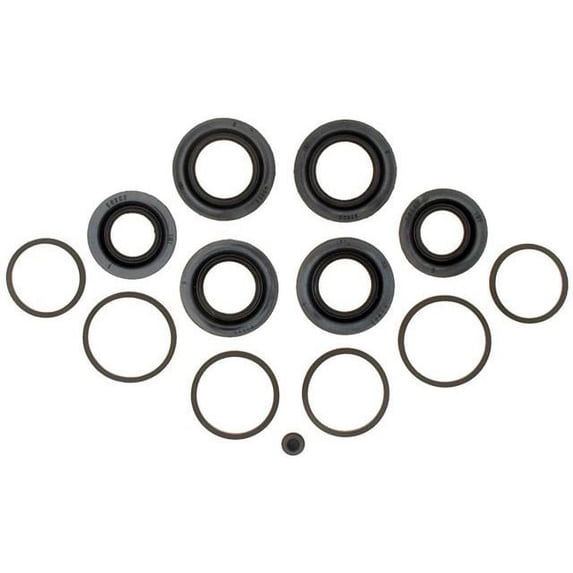 Front Disc Brake Caliper Seal Kit - Compatible with 2015 - 2017 BMW M4 2016