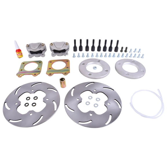 Front Disc Brake Conversion Kit for Honda Foreman 400 450 4x4 Honda Rancher 350 4x4 Honda Rincon 650 4x4 1997-2005 DBKH001 DBK-H-001
