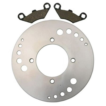 Front Disc Brake Rotor & Pads 2000-2002 fits Polaris Trail Boss 325 2x4