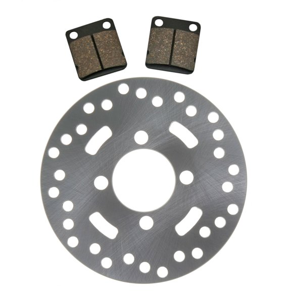 Front Disc Brake Rotor & Semi-Metallic Brake Pads for Yamaha 2003-06 Blaster 200