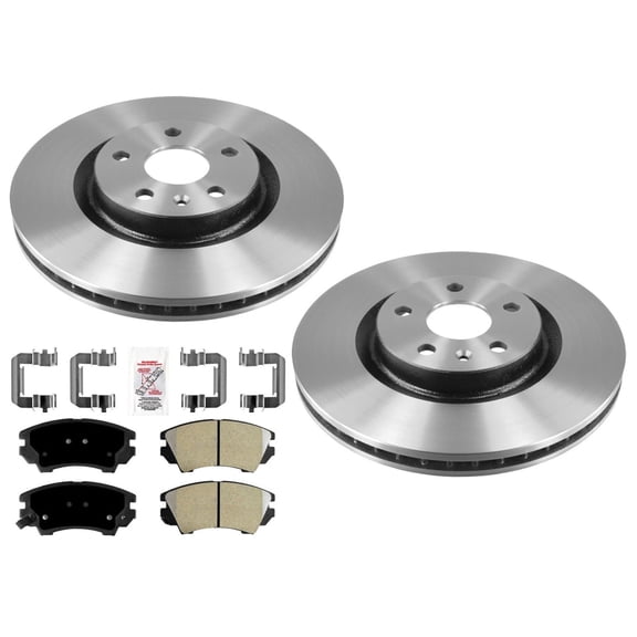 Front Disc Brake Rotors Brake Pads For Chevrolet Caprice 11-17 Police Pack