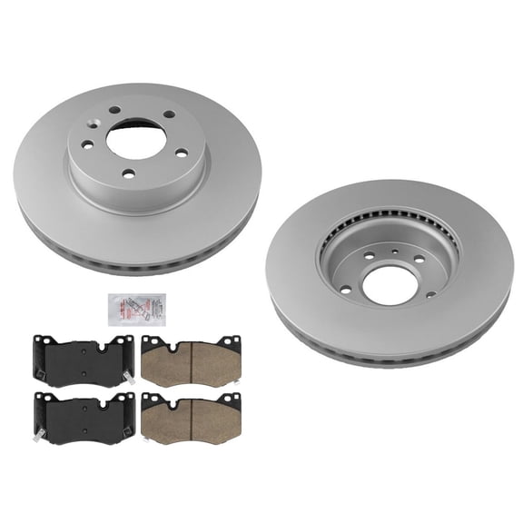 Front Disc Brake Rotors & Ceramic Pads for Cadillac CT4 CT5 2020 2021 2022 2023