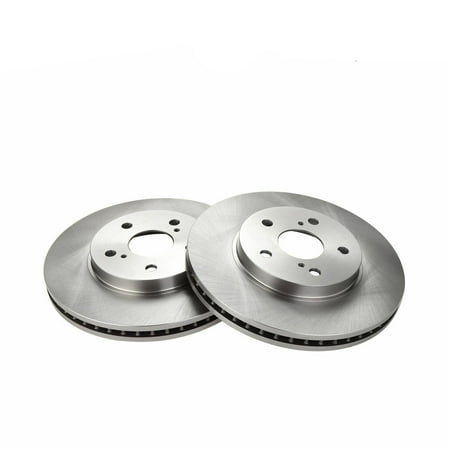 Front Disc Brake Rotors Pair Set Kit For Lexus Toyota
