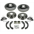 thumbnail image 1 of Front Disc Rotors Rear Drums Shoes Fits For Jeep Patriot 08-13 With Rr Drum 9pc, 1 of 6