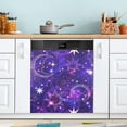 thumbnail image 1 of Front Dishwasher Magnet Sticker Cover Decorative Appliances Stickers Luna Space Science Galaxy Print Refrigerator Skins Dishwasher Panel Decals, 1 of 6