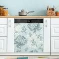 thumbnail image 1 of Front Dishwasher Magnet Sticker Cover Decorative Appliances Stickers Retro Floral Pattern Refrigerator Skins Dishwasher Panel Decals, 1 of 6