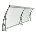 thumbnail image 1 of Front Door Arch Rainshed, Awning Window Door Awning Canopy 78.7x23.6in Entry Door Overhang Aluminum Alloy Awning Outdoor Window Awning Door Canopy, Window Awning Exterior,Sun UV, Rain Snow Protection, 1 of 10