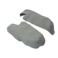 thumbnail image 1 of Front Door Cover Armrest Cover Pad Replacement Microfiber Leather for Honda Ridgeline 2006-2014 Gray 1 Pair, 1 of 6