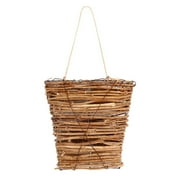 Front Door Decors Spring Flowers Basket, Wall Indoor Spring Wreath Basket Front Door for Living Room Holidays Festivals Home Decoration Gift, Flowers Not Included
