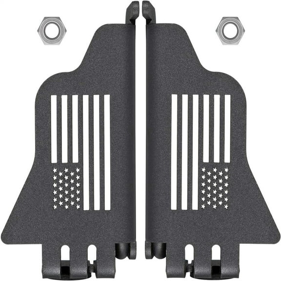 Front Door Foot Pegs Rest Pedal Metal Fit Jeep Wrangler JK,JKU,JL,JLU 07-20
