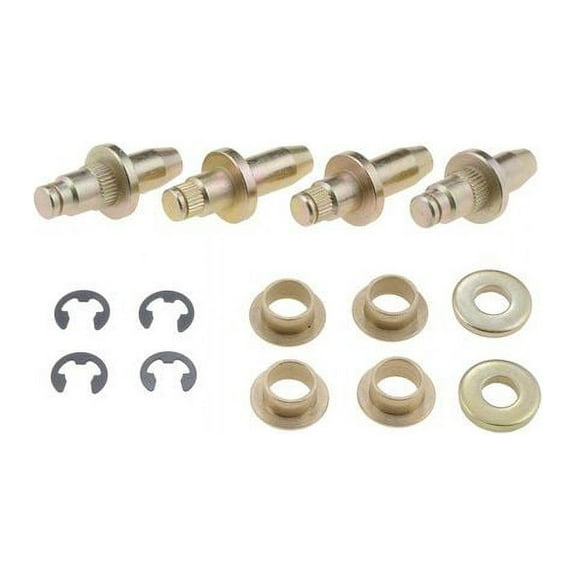 Front Door Hinge Pin & Bushing Kit - Compatible with 2000 - 2006 Chevy Suburban 2500 2001 2002 2003 2004 2005