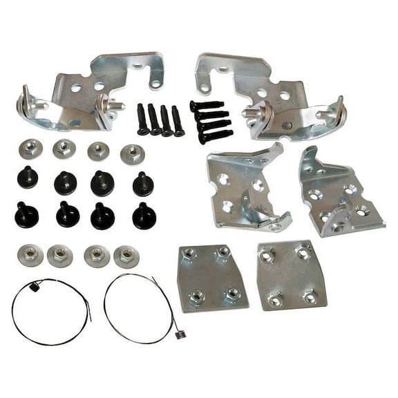 Front Door Hinge Set - Compatible with 1999 - 2006 Chevrolet Silverado 1500 - Replacement