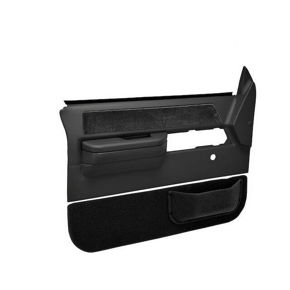 Front Door Interior Trim Panel - Compatible with 1988 - 1994 Chevy K1500 1989 1990 1991 1992 1993