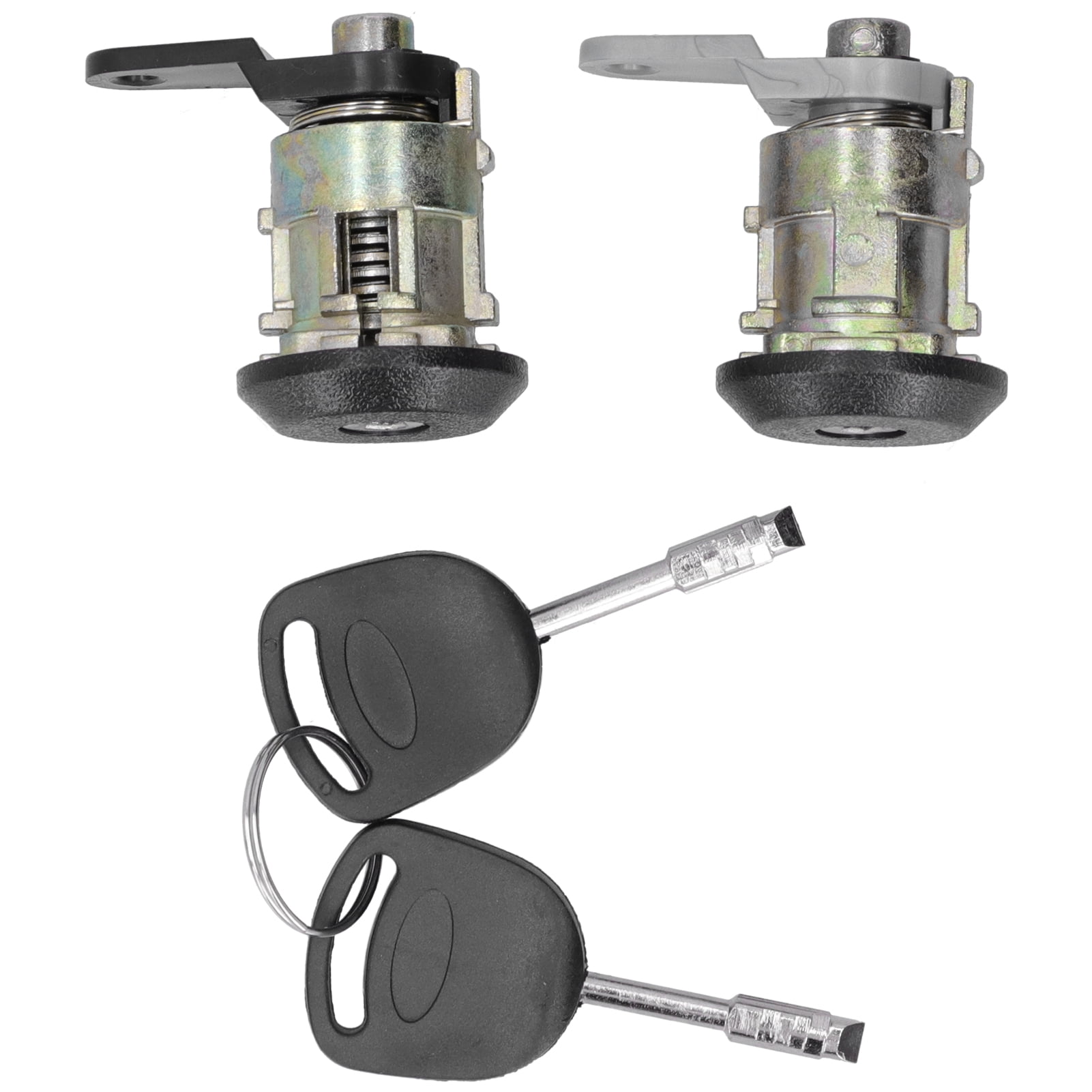 Front Door Lock Barrels LeftRight Locking Cylinder Keys Fit for Ford