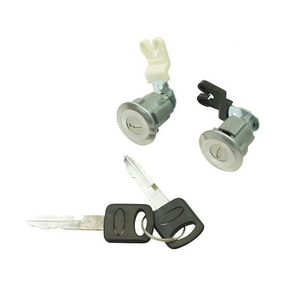Front Door Lock Cylinder 2 Piece - Compatible with 1995 - 1996, 1998 - 2002 Mazda B3000 1999 2000 2001