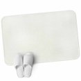 thumbnail image 1 of Front Door Mat 15.7"x23.6", White Non Slip Backing & Low Profile Doormats, Absorbent Muddy Dirt Trapper Door Mats for Front Back Door Entryway All-Weather Modern Minimalist Pure Soild Color, 1 of 9