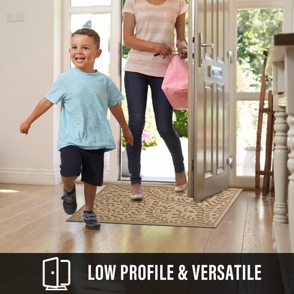 Front Door Mat - Beige, 2'8" x 3'11" (Rectangular)