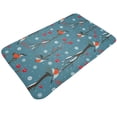thumbnail image 1 of Front Door Mat, Bullfinches Branches And Balls Indoor Mats for Bedroom Bathroom Kitchen, Floor Mat Non-Slip, Soft Carpet Floor Cover Machine Washable Entryway Mat - 20x31.5in, 1 of 6