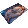 thumbnail image 1 of Front Door Mat, Cute Axolotl Sleep Stars Indoor Mats for Bedroom Bathroom Kitchen, Floor Mat Non-Slip, Soft Carpet Floor Cover Machine Washable Entryway Mat - 20x31.5in, 1 of 6
