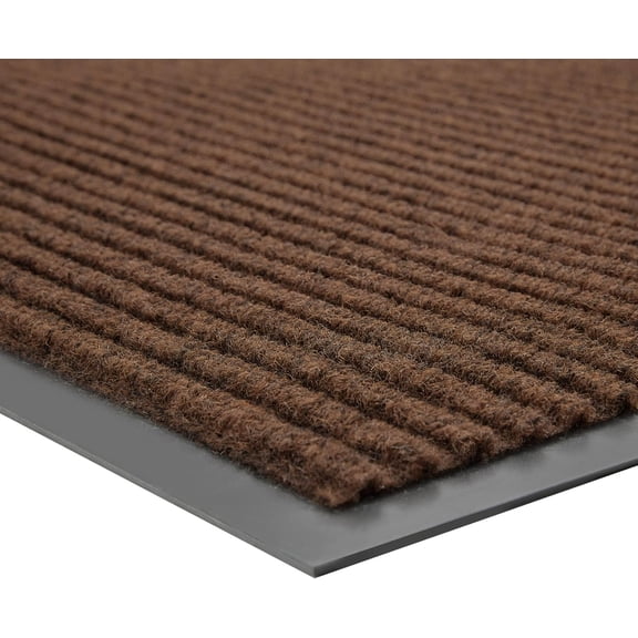Front Door Mat, Heavy Duty Indoor Outdoor Doormat, 96" x 48" Low Profile Outdoor Mats for Home Entrance, Stain and Fade Resistant Welcome Mat Ideal for High Traffic Area, Brown