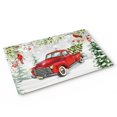 Front Door Mat Indoor Entrance, Merry Christmas Farmhouse Christmas
